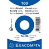 Karteikarte DIN A7 blanko weiß 100 St./Pack.