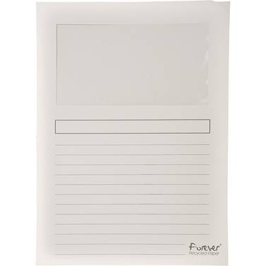 Fenstermappe Forever A4 ws 100 St./Pack.