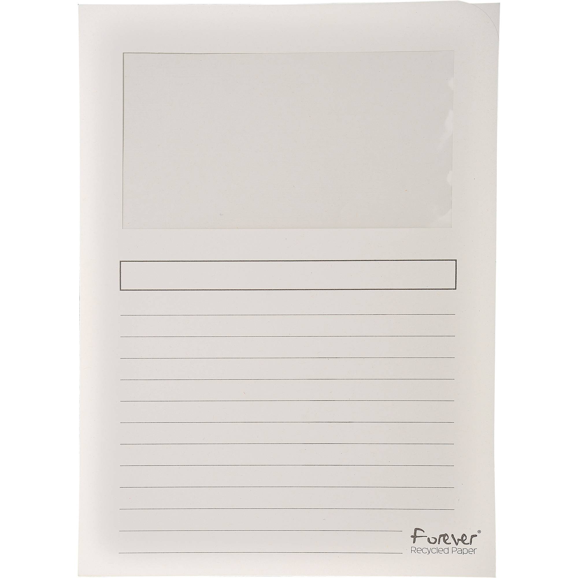 Fenstermappe Forever A4 ws 100 St./Pack.-0
