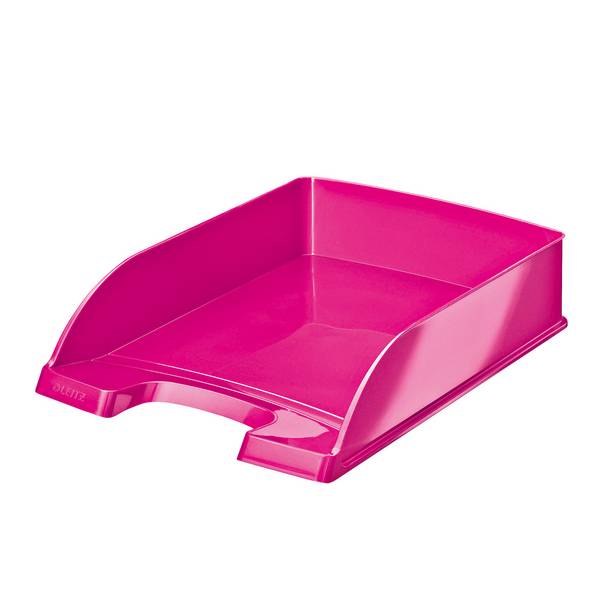 Briefablage WOW Plus DIN A4 stapelbar PS pink