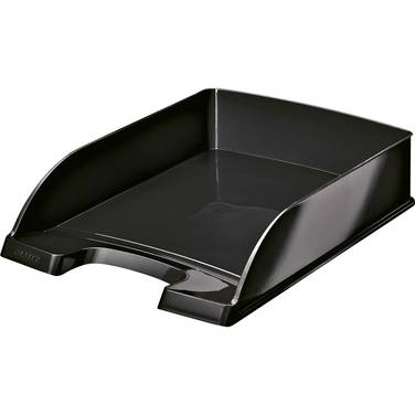 Briefablage WOW Plus DIN A4 stapelbar PS schwarz