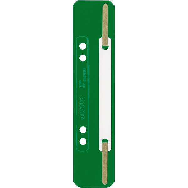 Heftstreifen kurz 35x158mm PP gn 25 St./Pack.