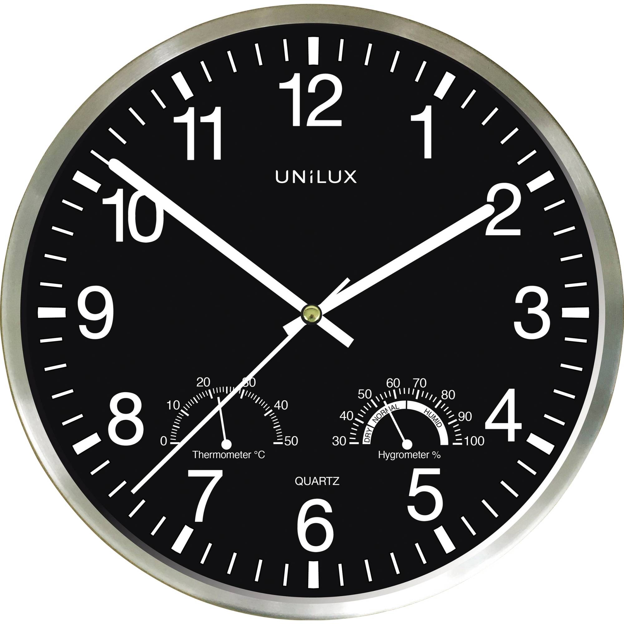 Wanduhr WETTY Thermo-/Hygrometer-0