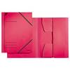 Eckspannermappe DIN A4 Karton rot