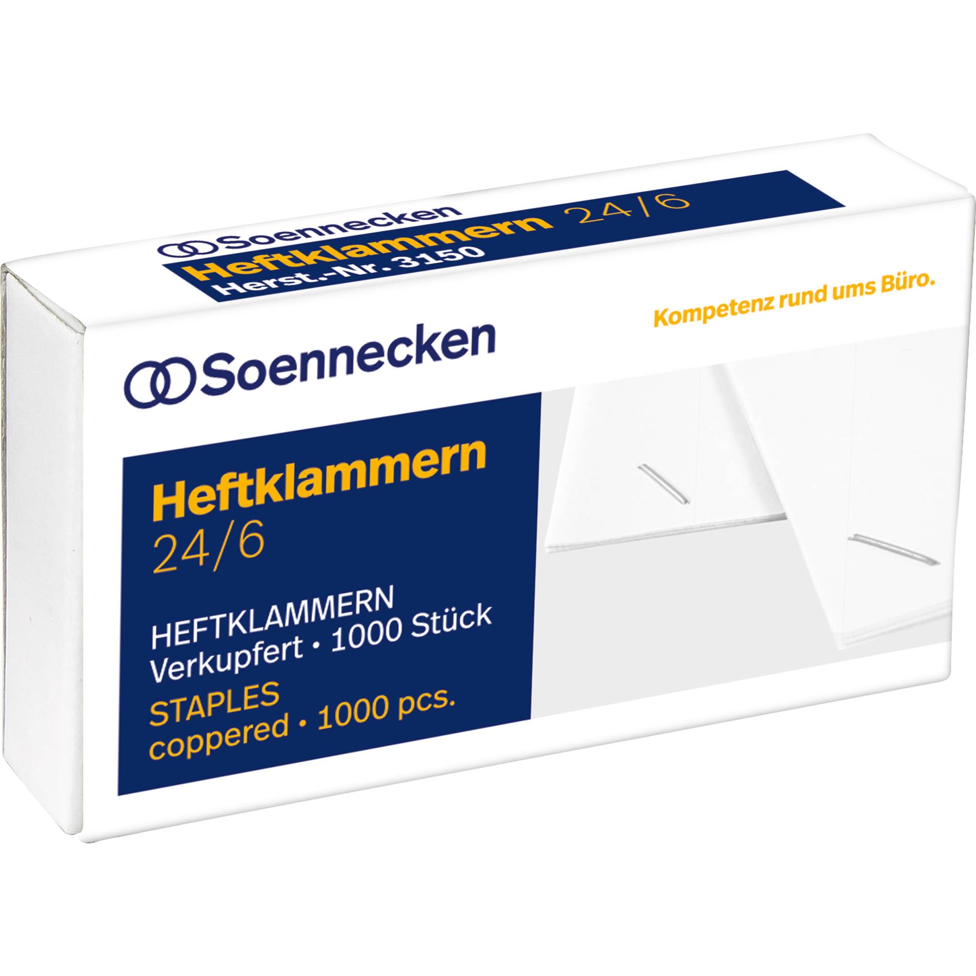 Heftklammern 24/6 verkupfert 1.000 St./Pack.-0