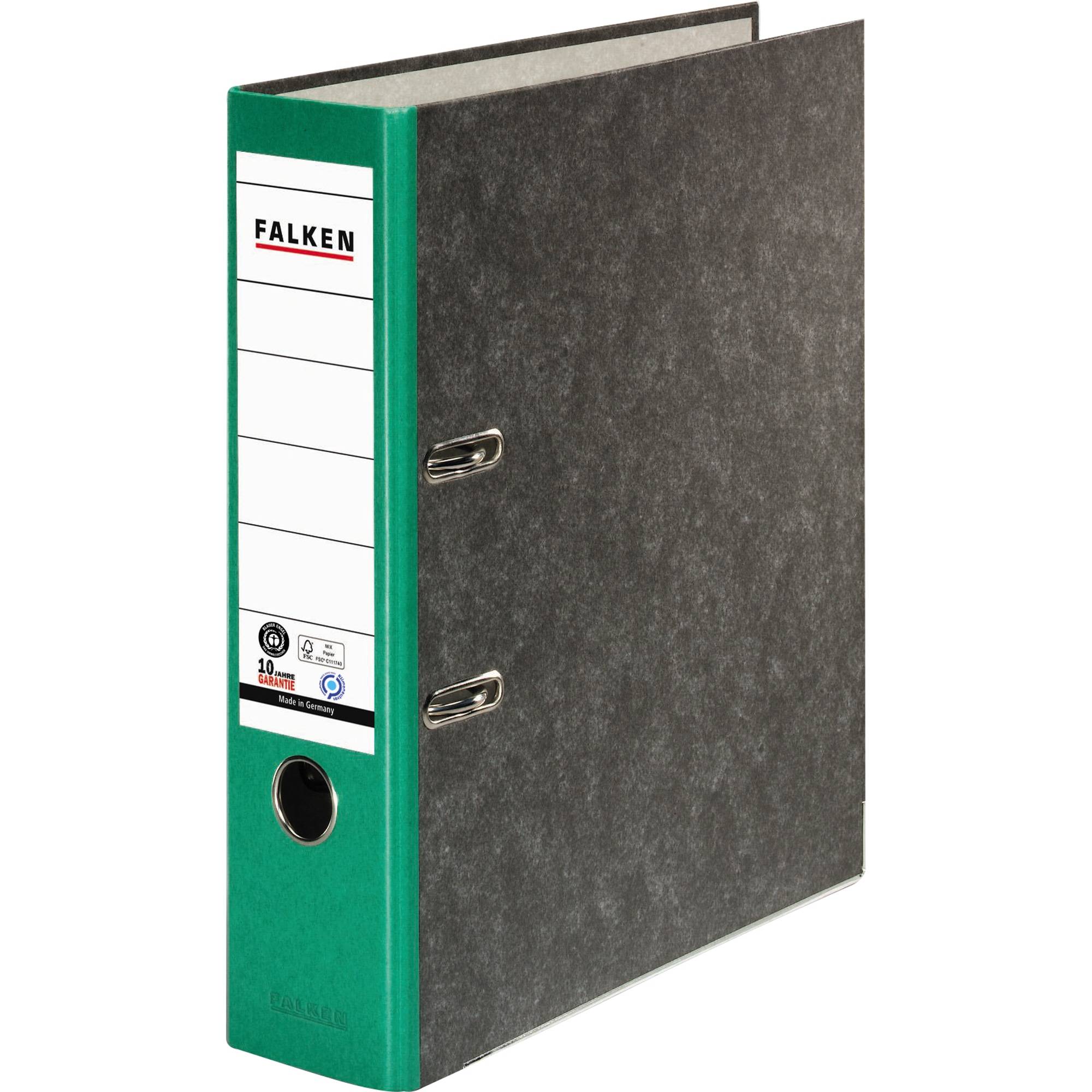 Ordner S80 DIN A4 80mm RC Pappe grün