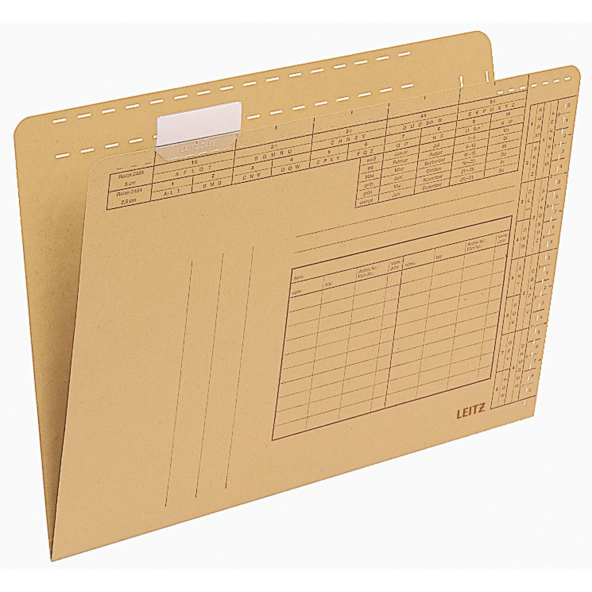 Einstellmappe A4 250g Natronbr 100St-0