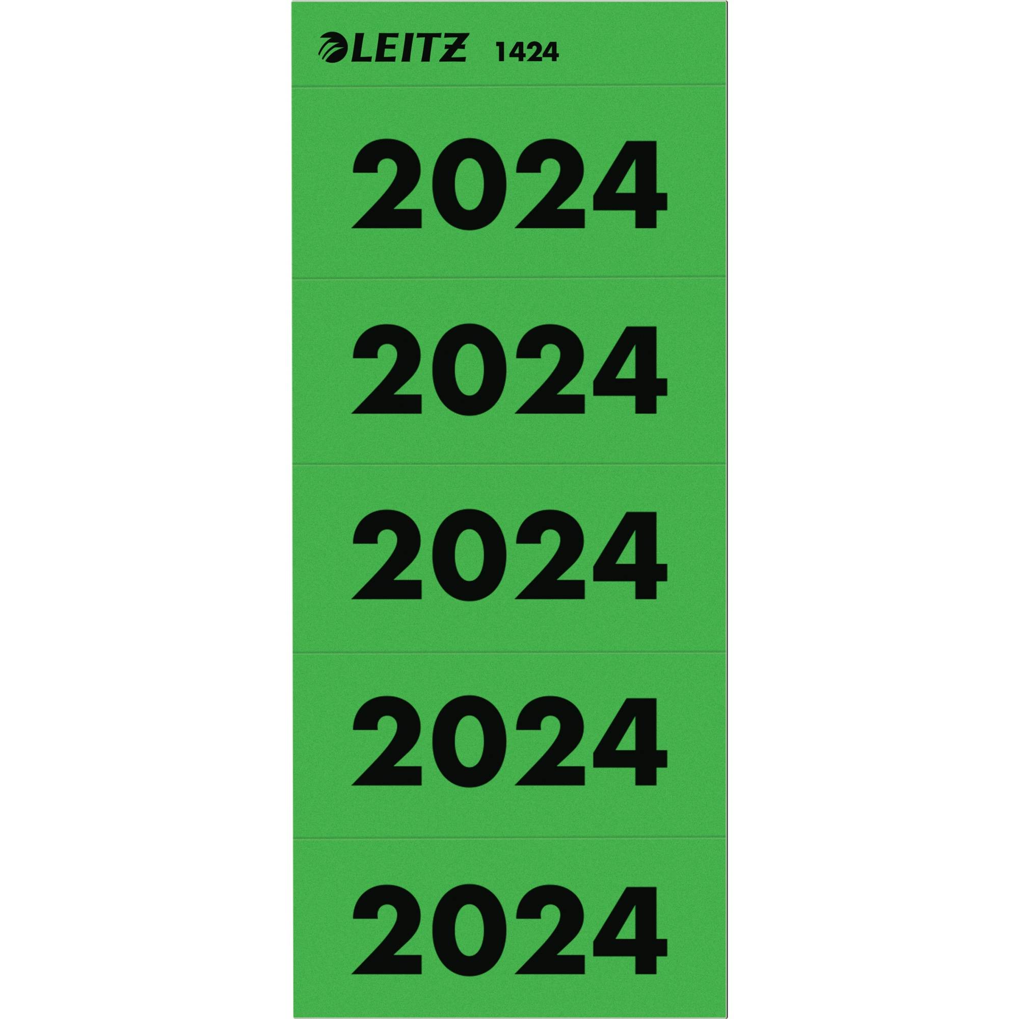 Inhaltsschild 2024 grün 100St.-0