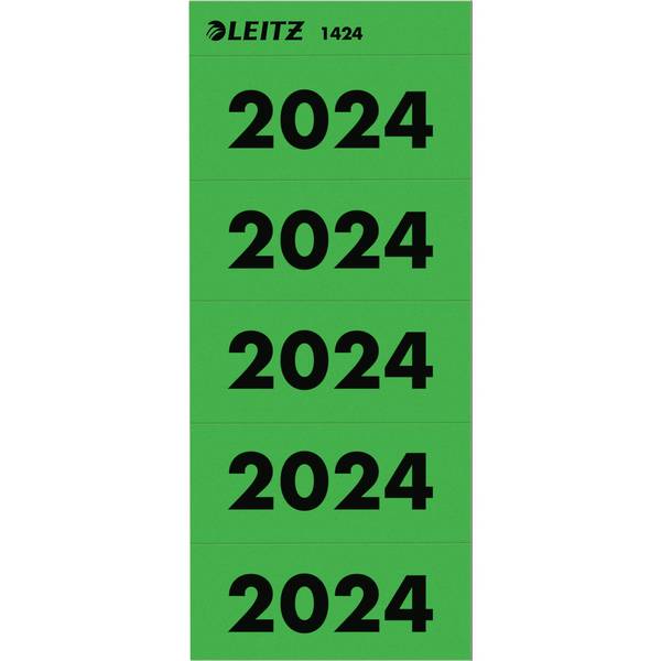 Inhaltsschild 2024 grün 100St.