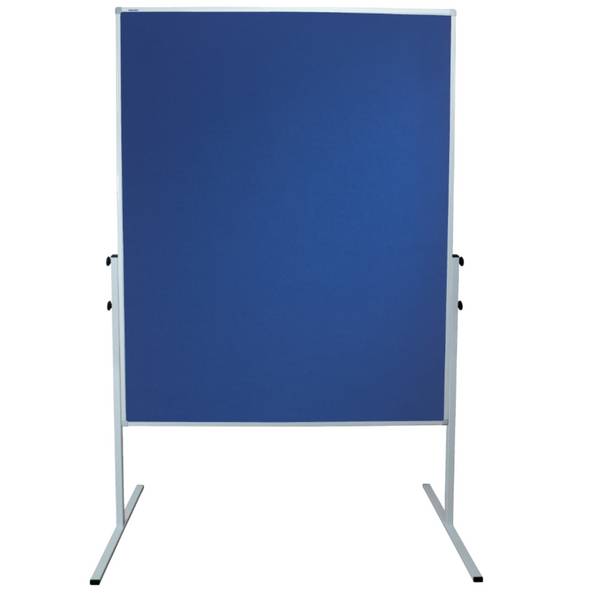 Moderationstafel X-tra line 120x150cm Filz blau
