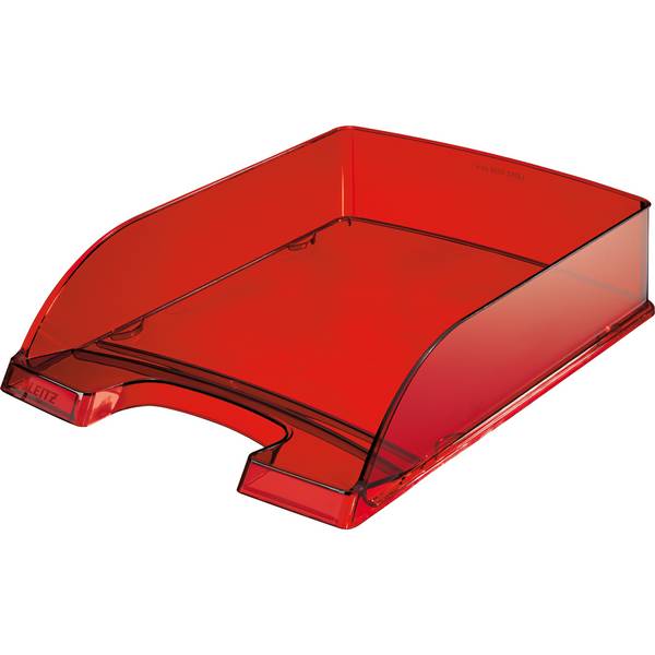 Briefablage Transparent Plus DIN A4 PS dunkelrot