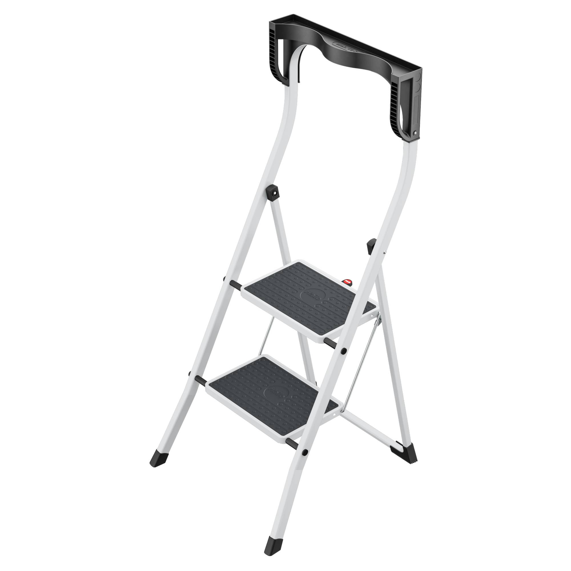 Klapptritt Stufen 2Plattform-H.470mm Stahl/Kunststoff m.Anti-Rutsch-Matten HAILO-0