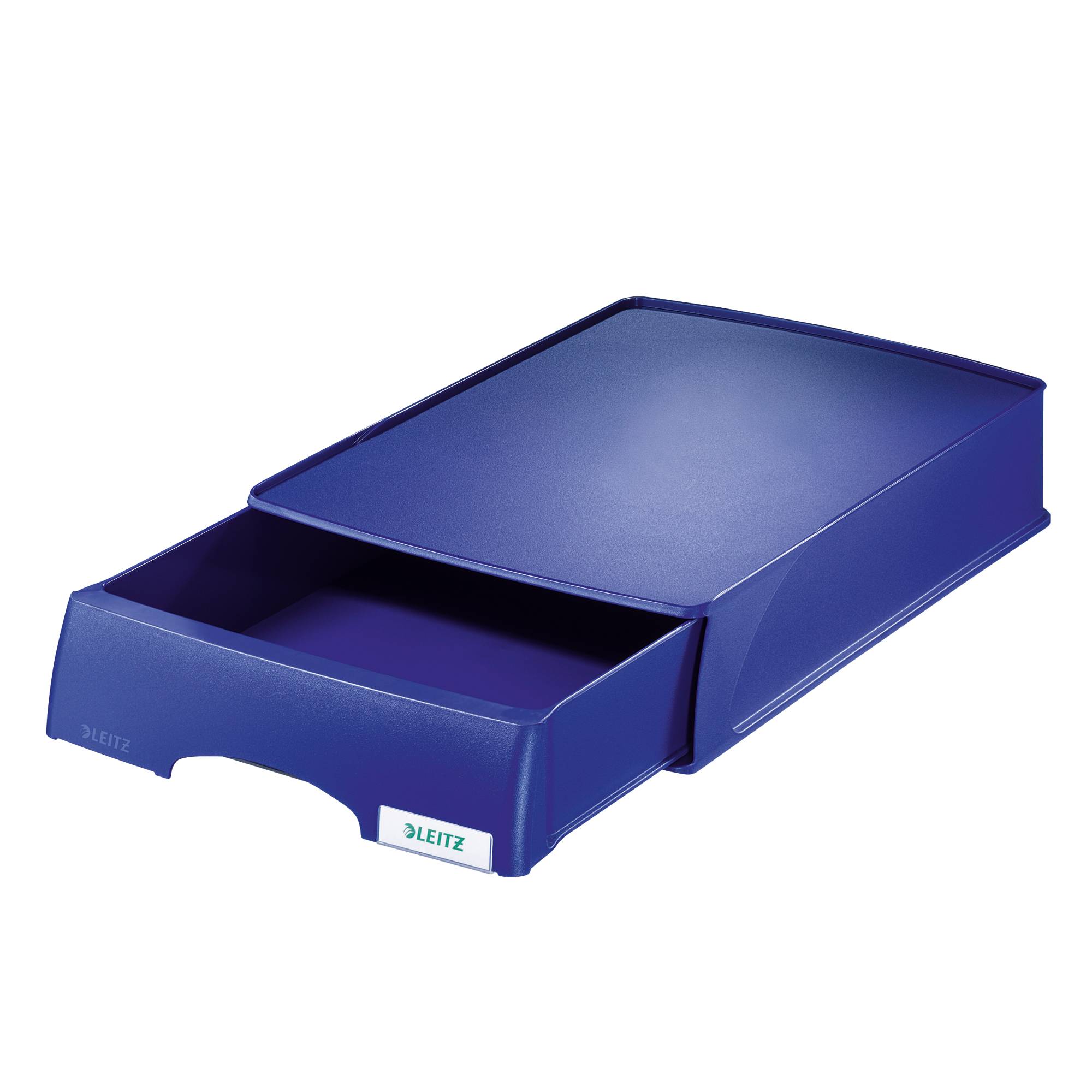 Briefablage Plus DIN A4 stapelbar PS blau-0