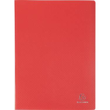 Sichtmappe A4 PP 20Hüllen rot