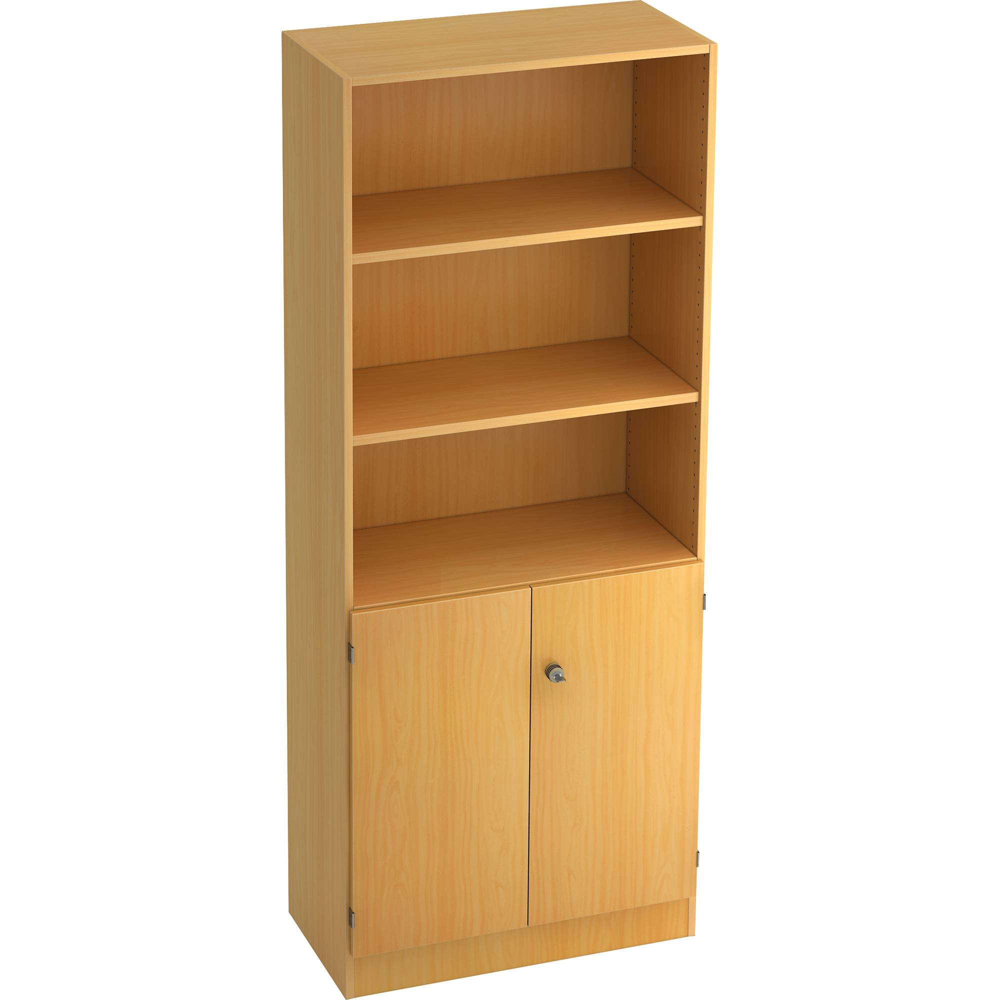 Regalschrank Solid 5OH buche/buche
