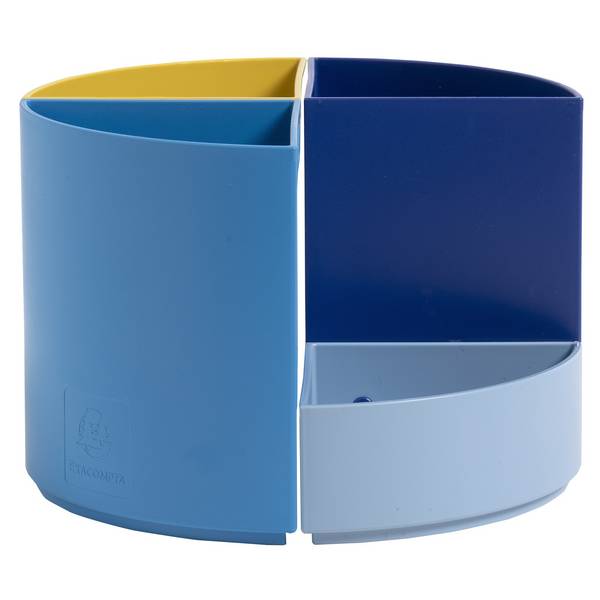 Stifteköcher BeeBlue 4Fächer farbig