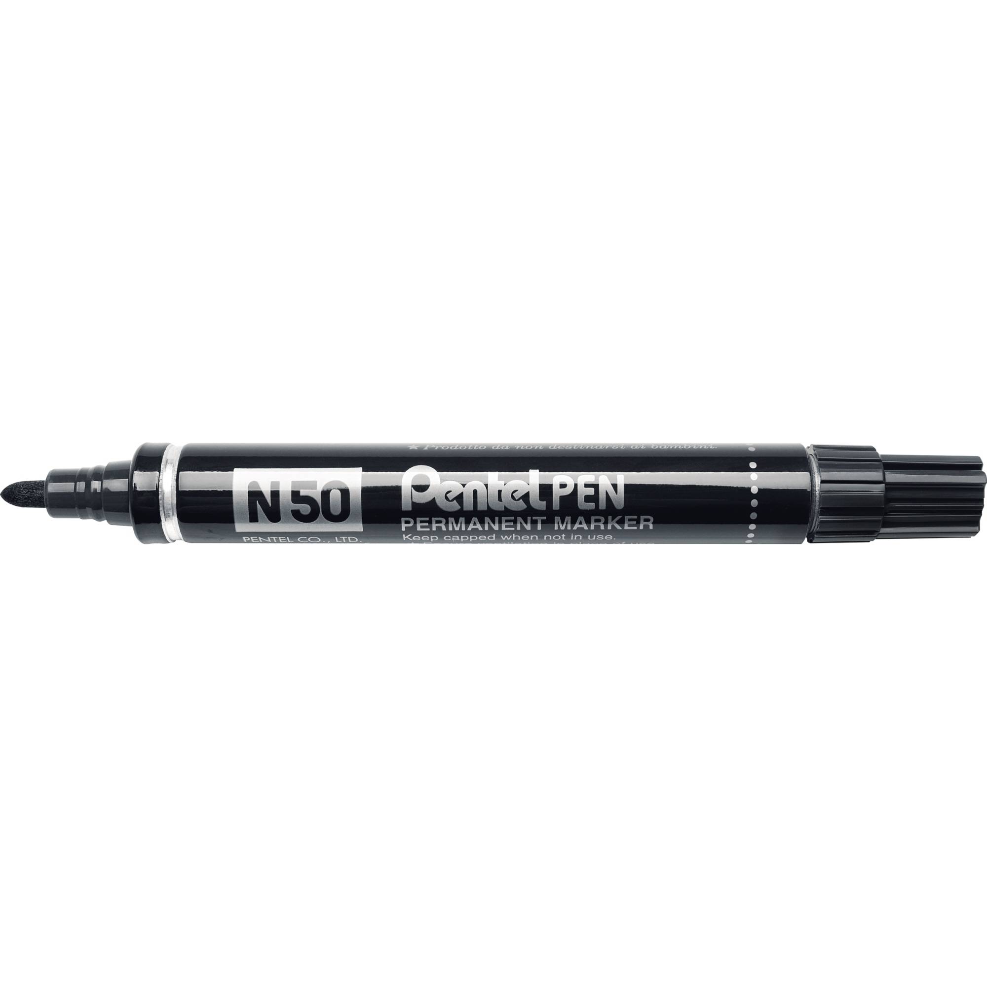 Pentel Permanentmarker N50-AE 2mm Metall konische Spitze sw-0