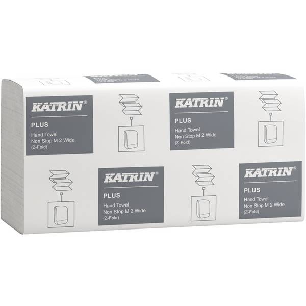Papierhandtuch Plus Non Stop M2 wide 2lg. ws 2.400Bl.