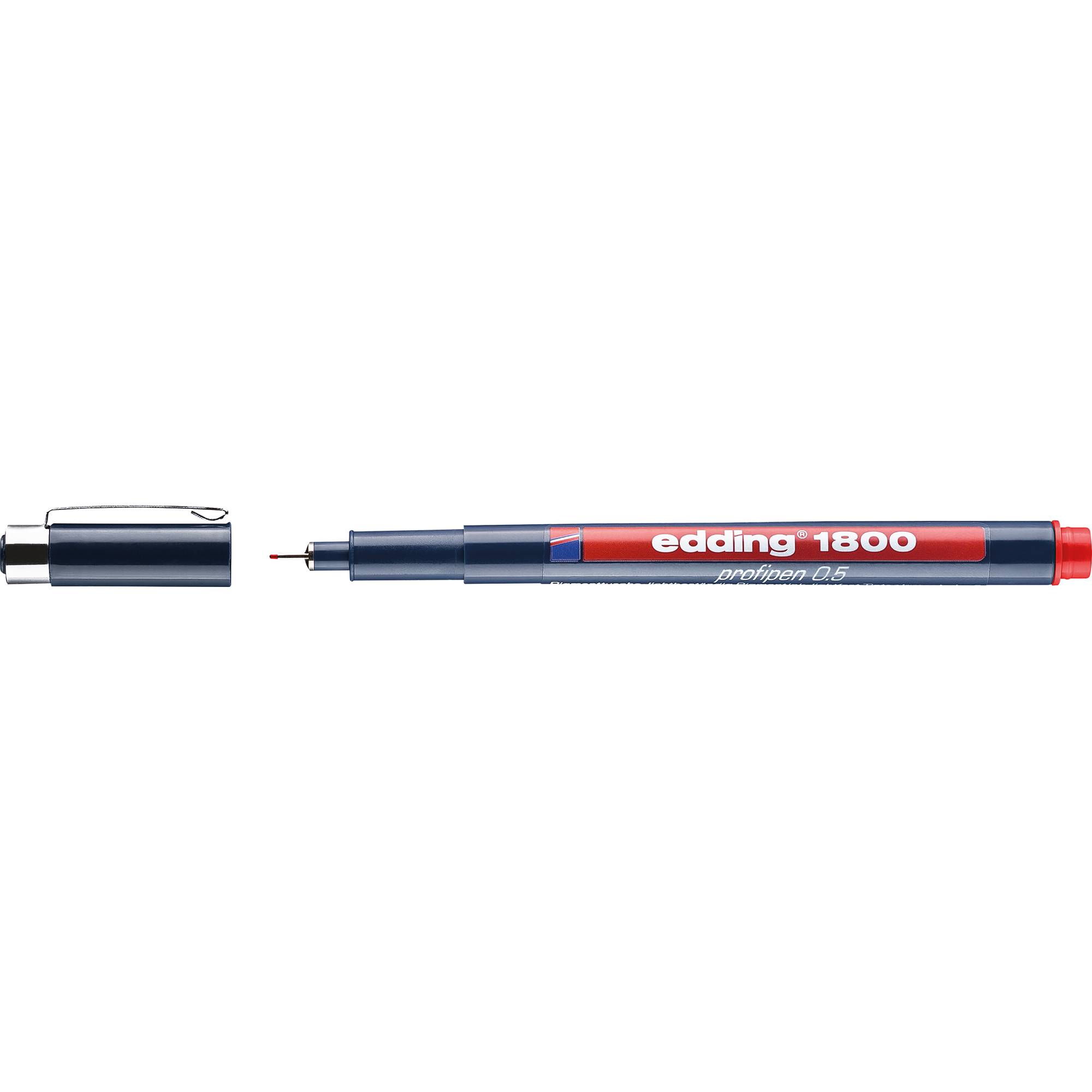 Feinschreiber 1800 profipen 0,5mm rot-0