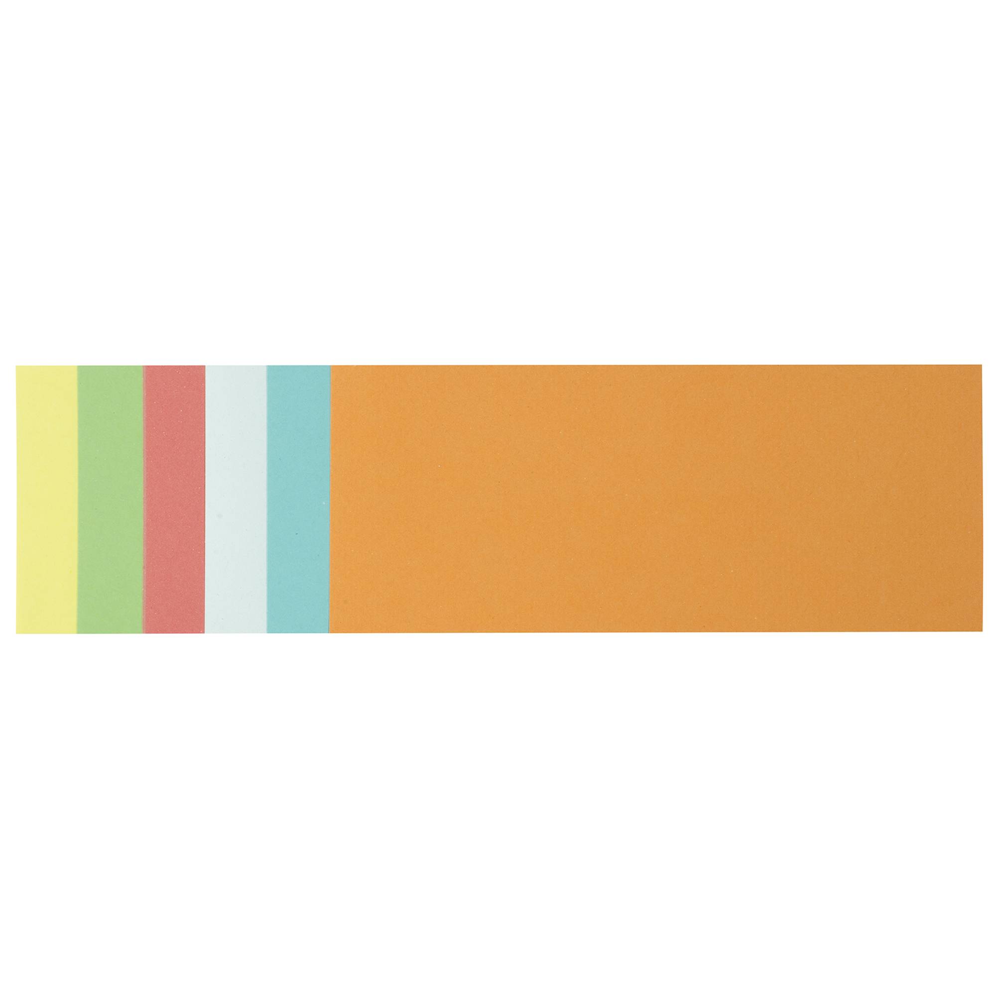 Moderationskarte 9,5x20,5cm sort. 250 St./Pack.