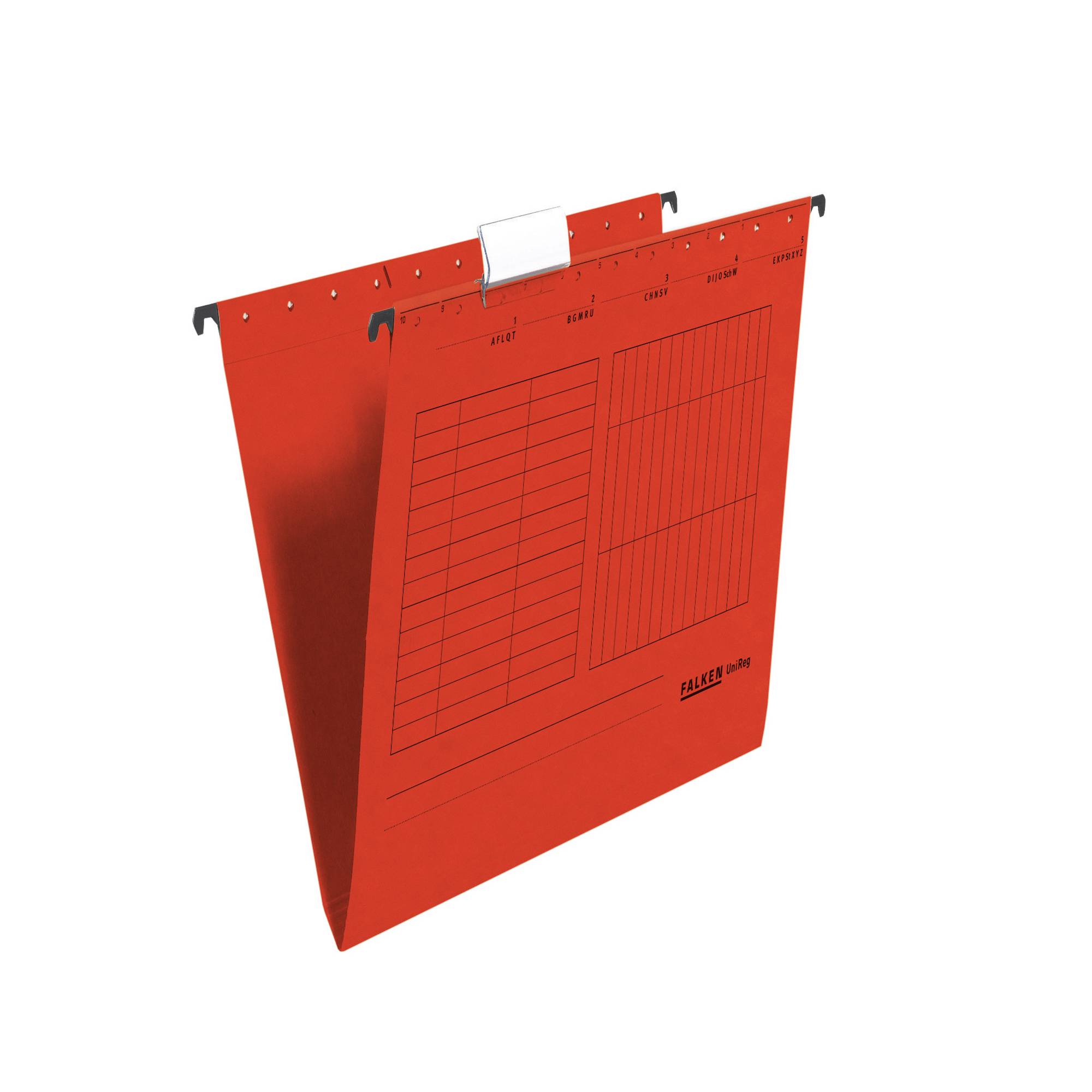 Hängemappe seitlich offen rot 5 St./Pack.-0
