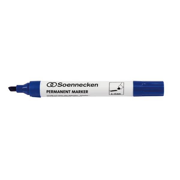 Permanentmarker 1-4mm Keilspitze blau
