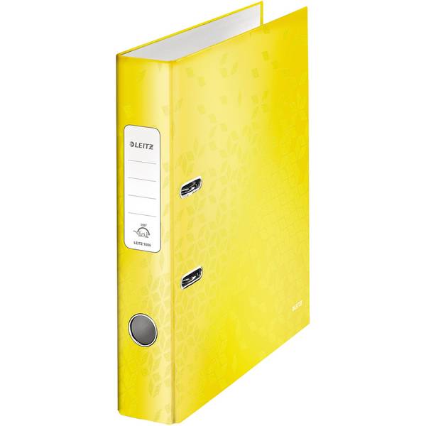 Ordner WOW DIN A4 50mm Pappe gelb