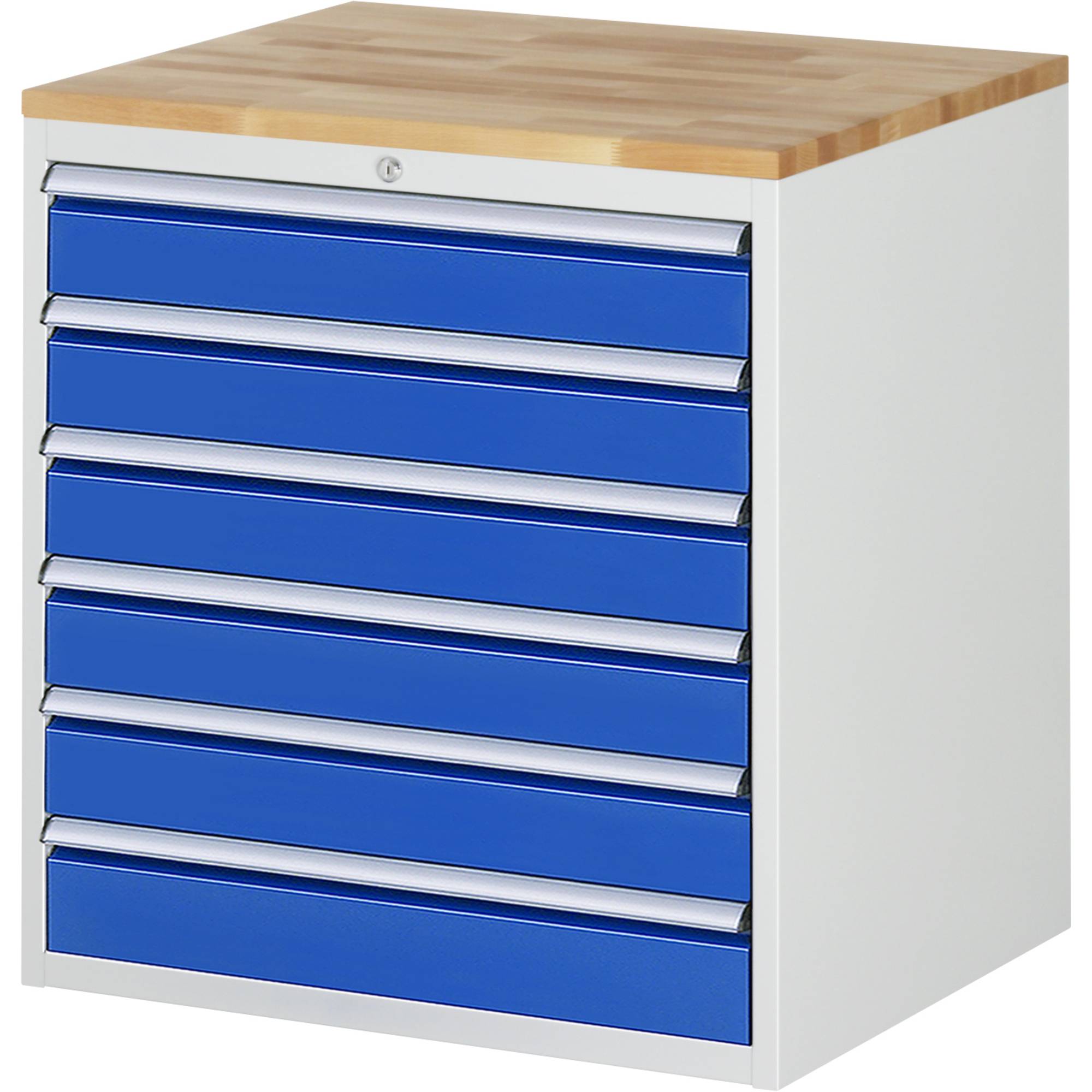 Schubschrank 770x650x825 B-Top 25mm 6xSchub-TA lgr/ebl-0