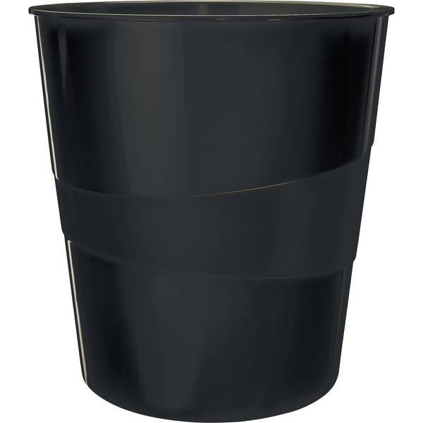 Papierkorb Recycle 15l schwarz