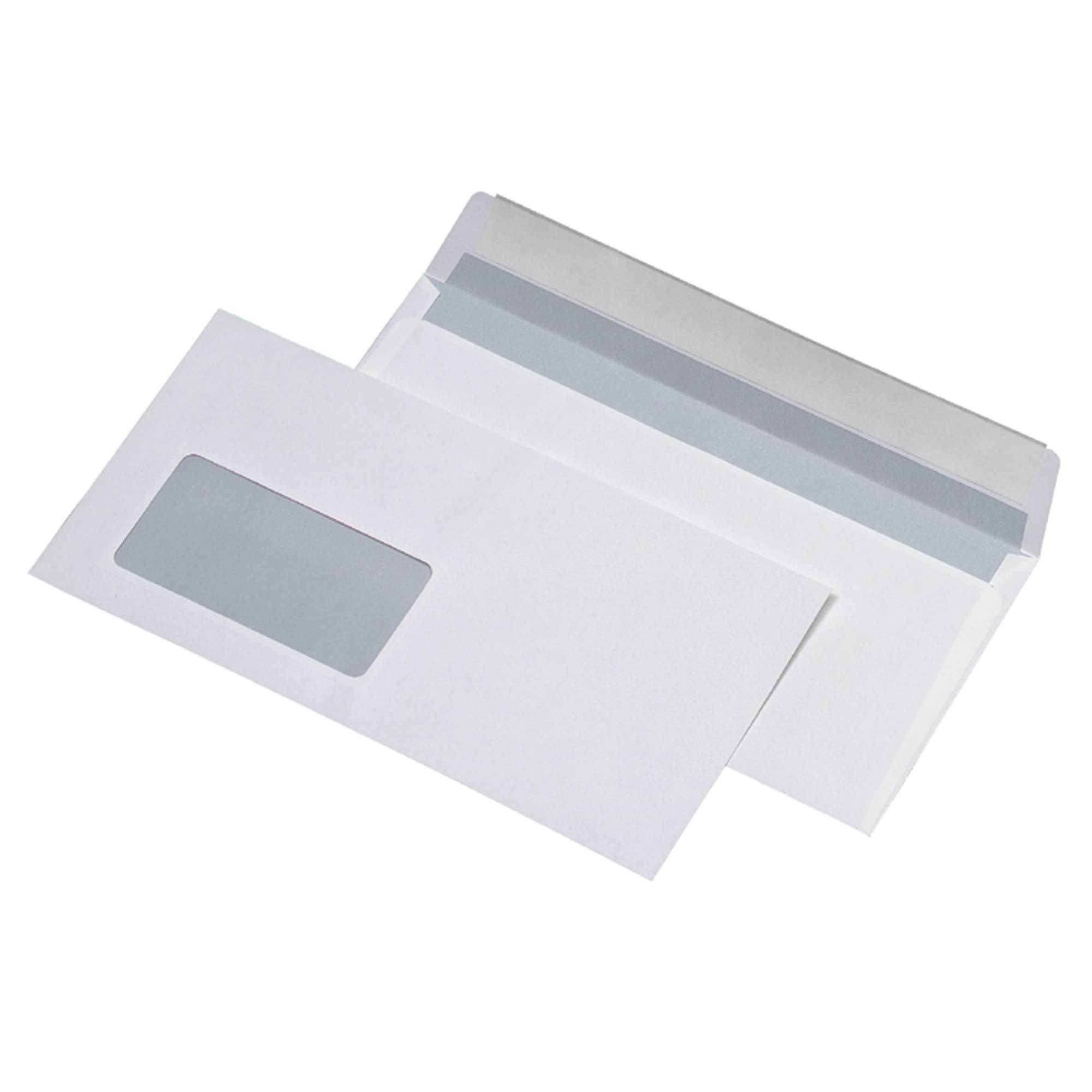 Briefumschlag DL hk mF ws 1.000 St./Pack.-0