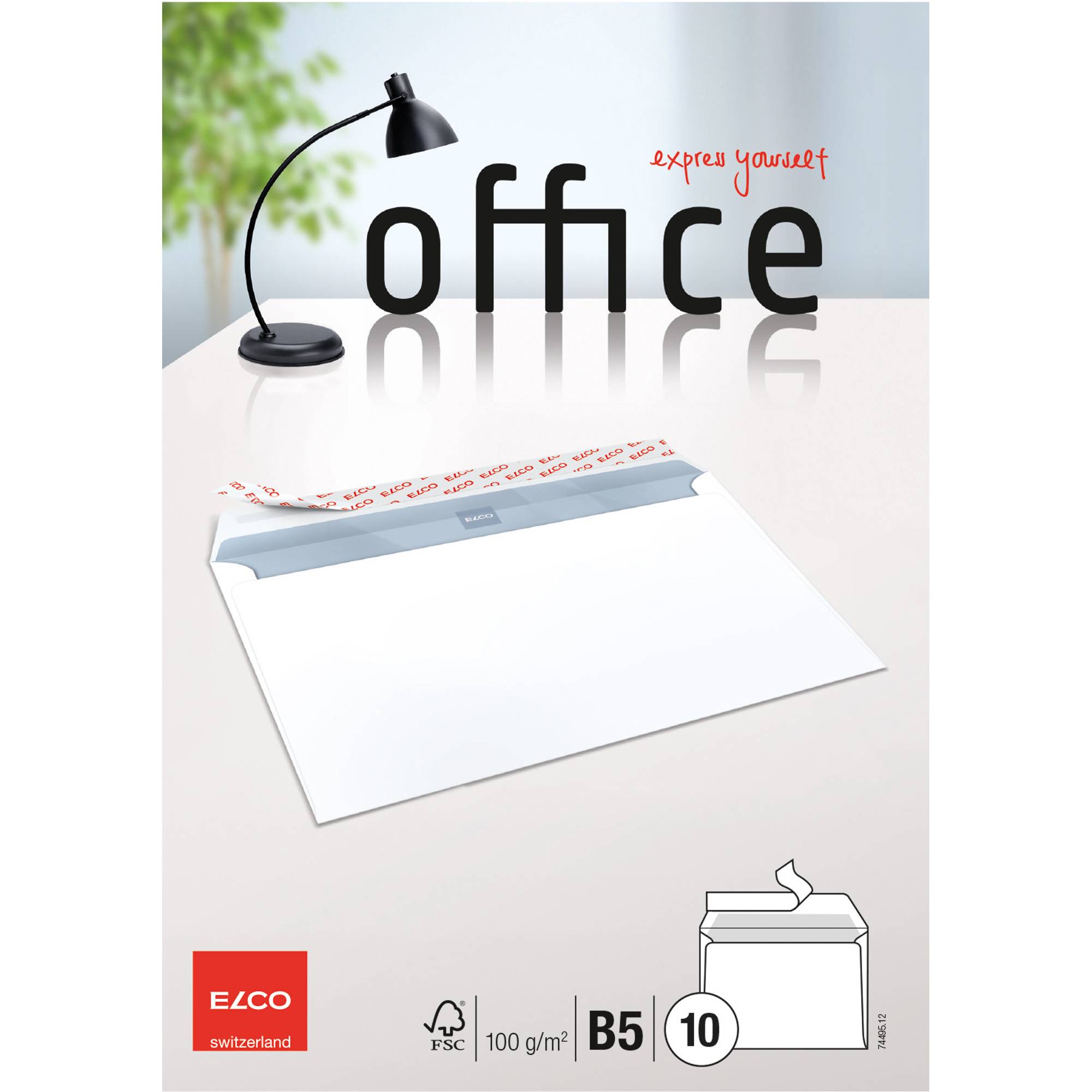 Briefumschlag Office B5 oF hk weiß 10 St./Pack.-0