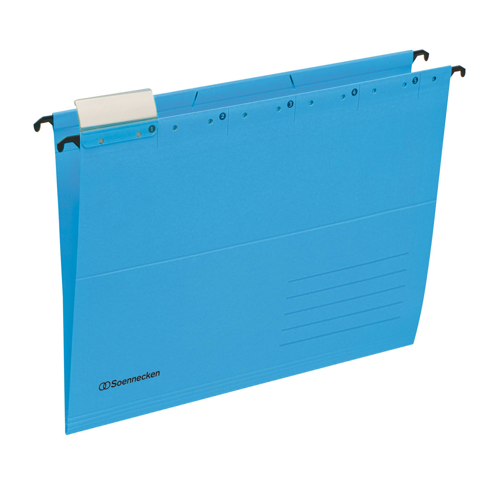 Hängemappe DIN A4 220g RC Karton bl 25 St./Pack.-0