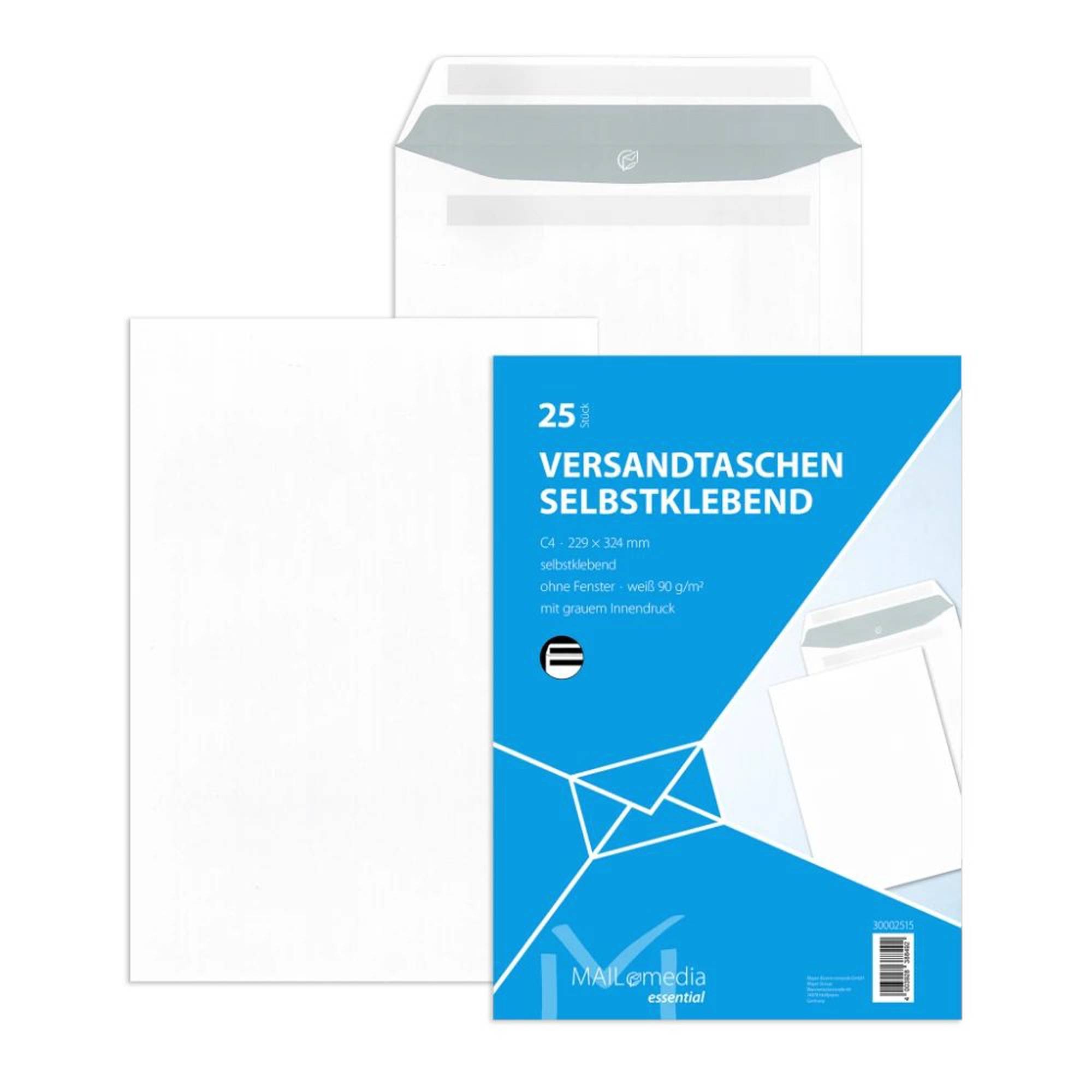 Versandtasche C4 sk oF ws 25 St./Pack.-0