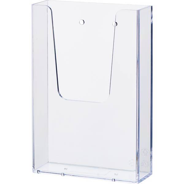 Wandprospekthalter 1/3 A4 1Fach PS transparent
