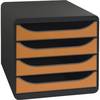 Schubladenbox BIG-BOX Iderama 4Sch. orange