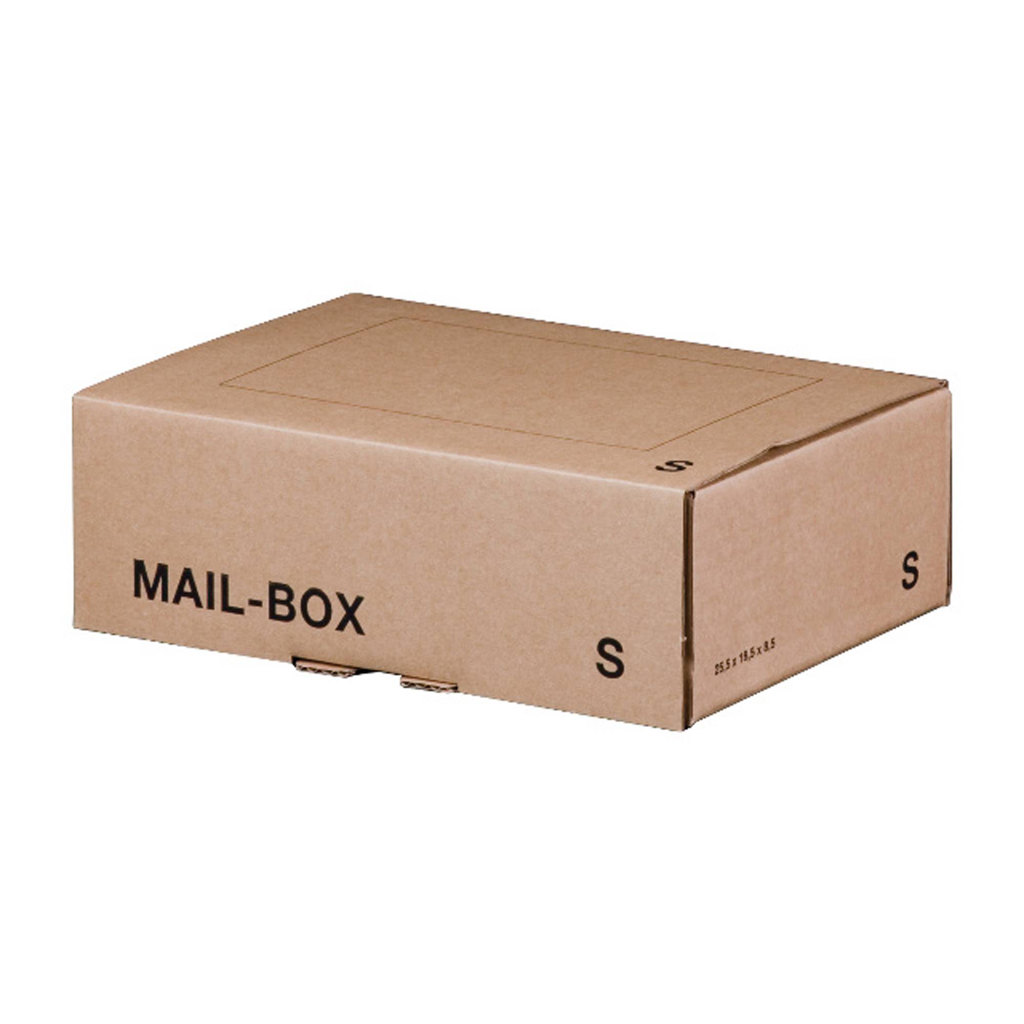 Versandkarton MAIL-BOX 249x175x79mm S braun