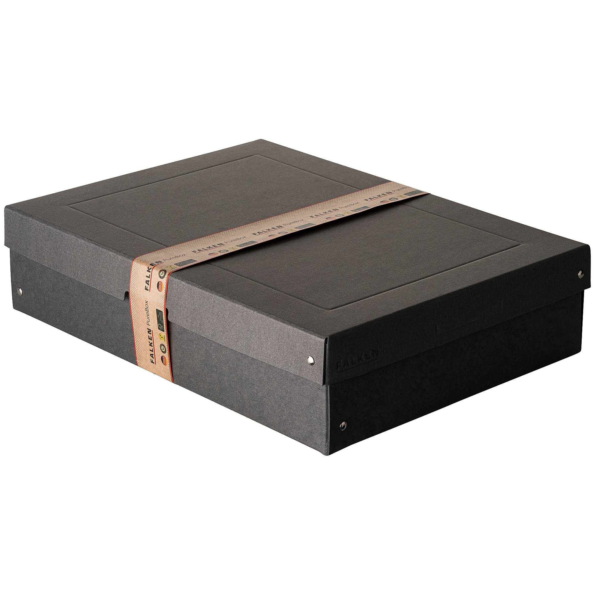 Aufbewahrungsbox PURE Box Black A3 100mm sw-0