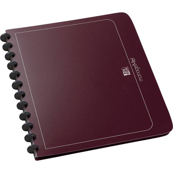 Sichtbuch manageMe DIN A4 PP bordeaux +25Hüllen