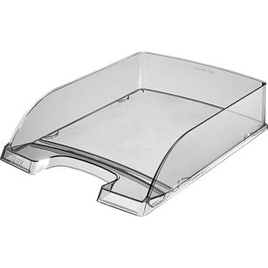 Briefablage Transparent Plus DIN A4 PS grau