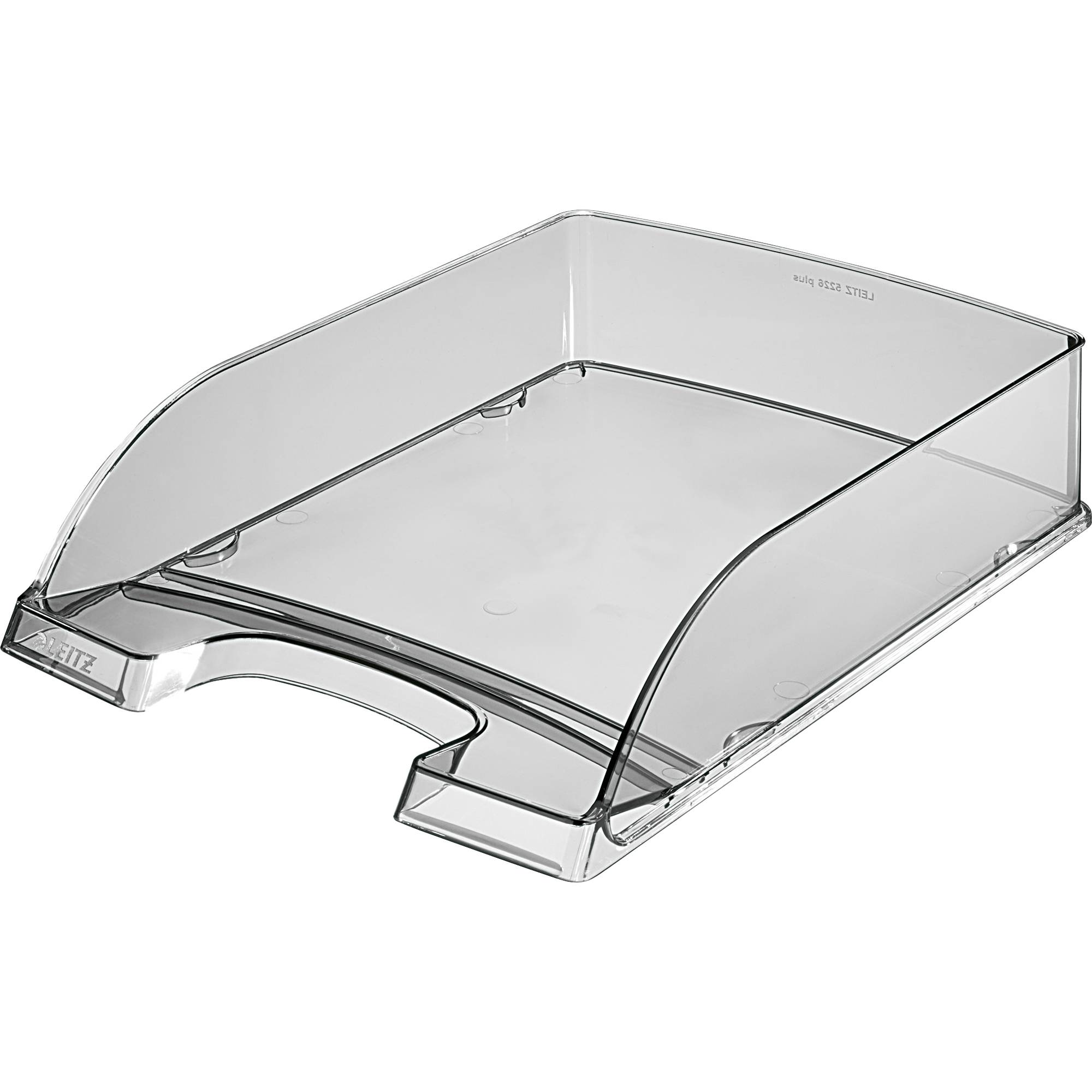 Briefablage Transparent Plus DIN A4 PS grau-0