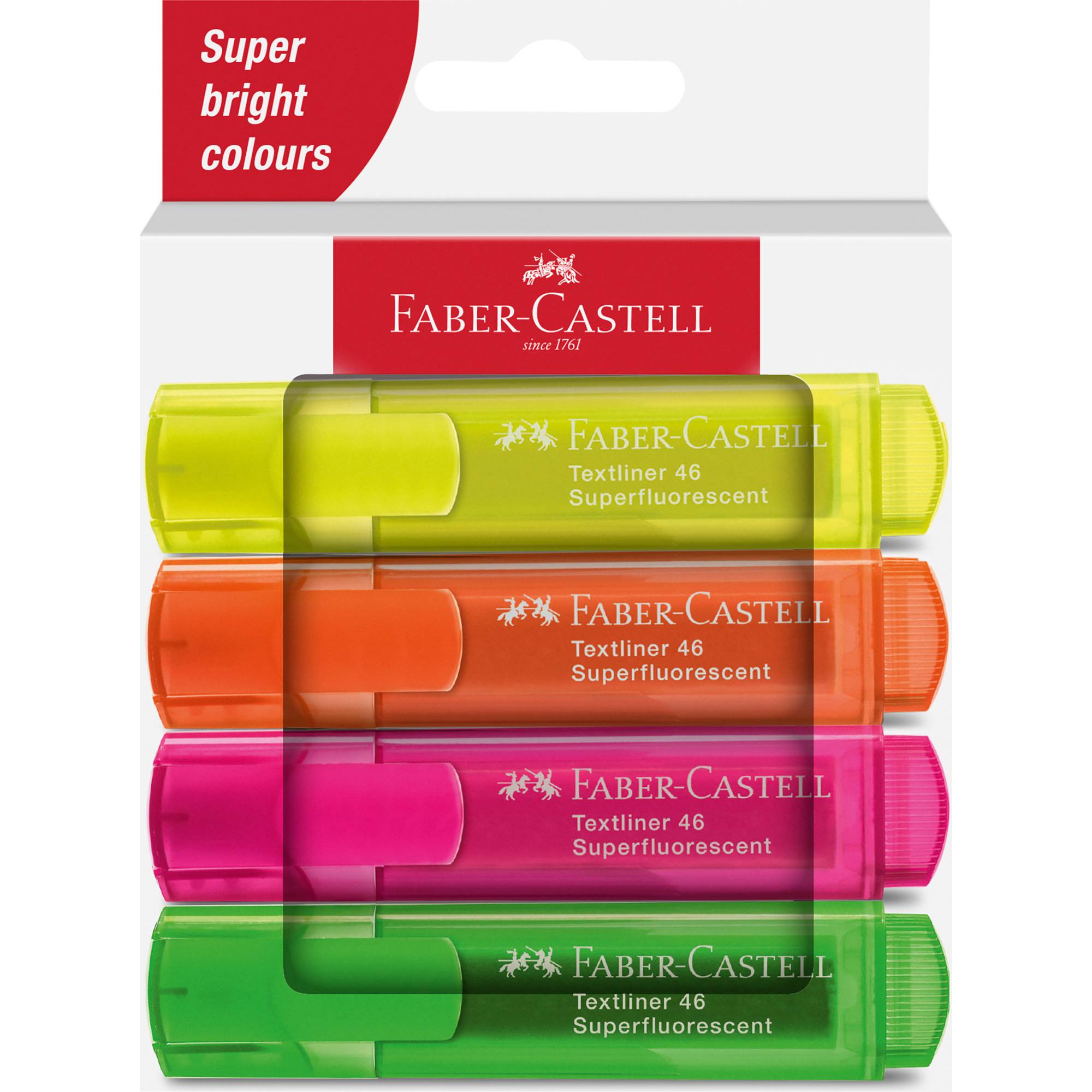 Textmarker Textliner TL46 sort 4St-0