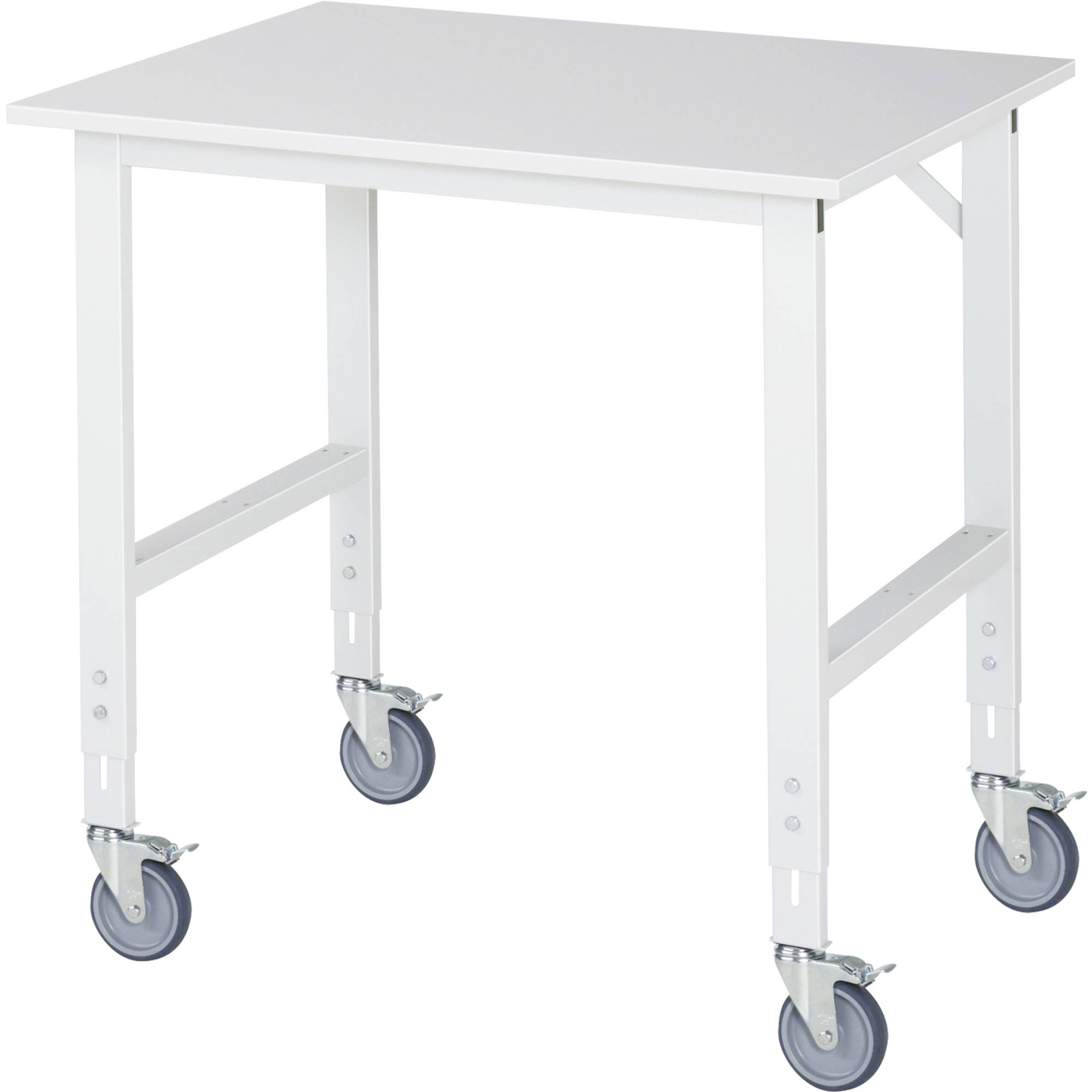 Arb.Tisch 1000x800x910-1230 fahrbar M-Platte 22mm lgr