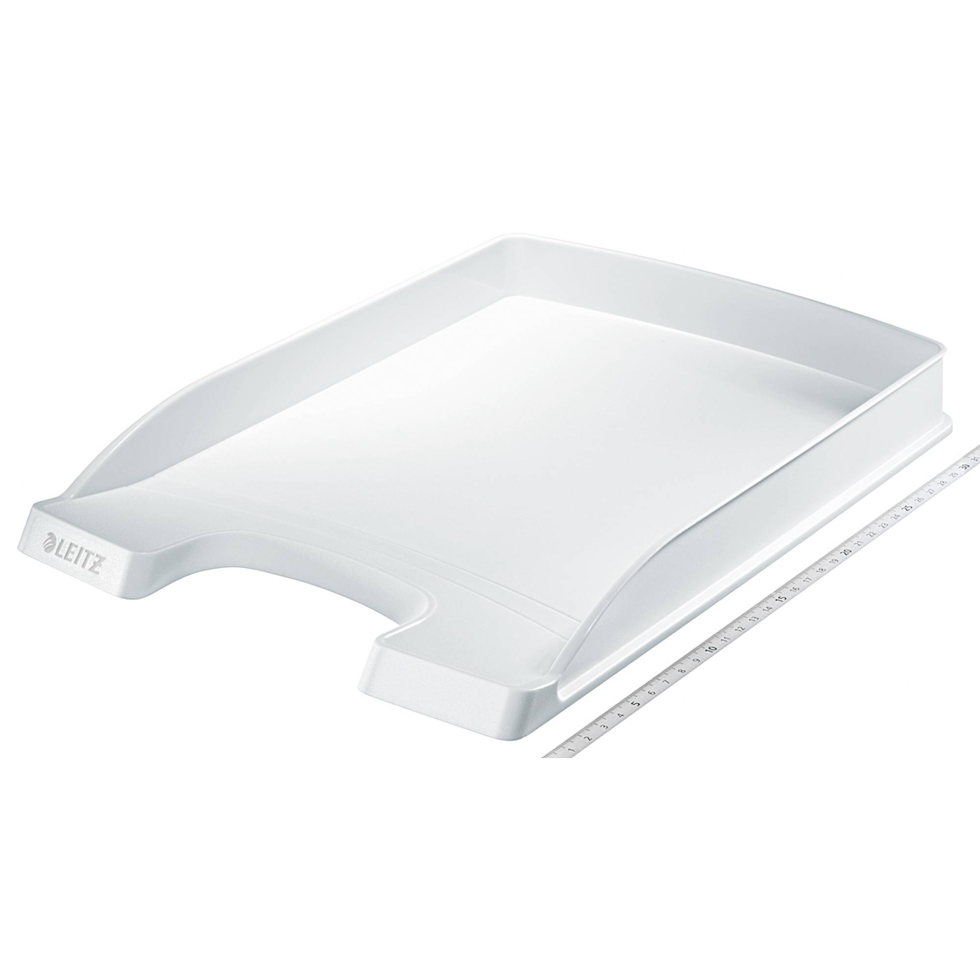 Briefablage Flach Plus DIN A4 stapelbar PS ws