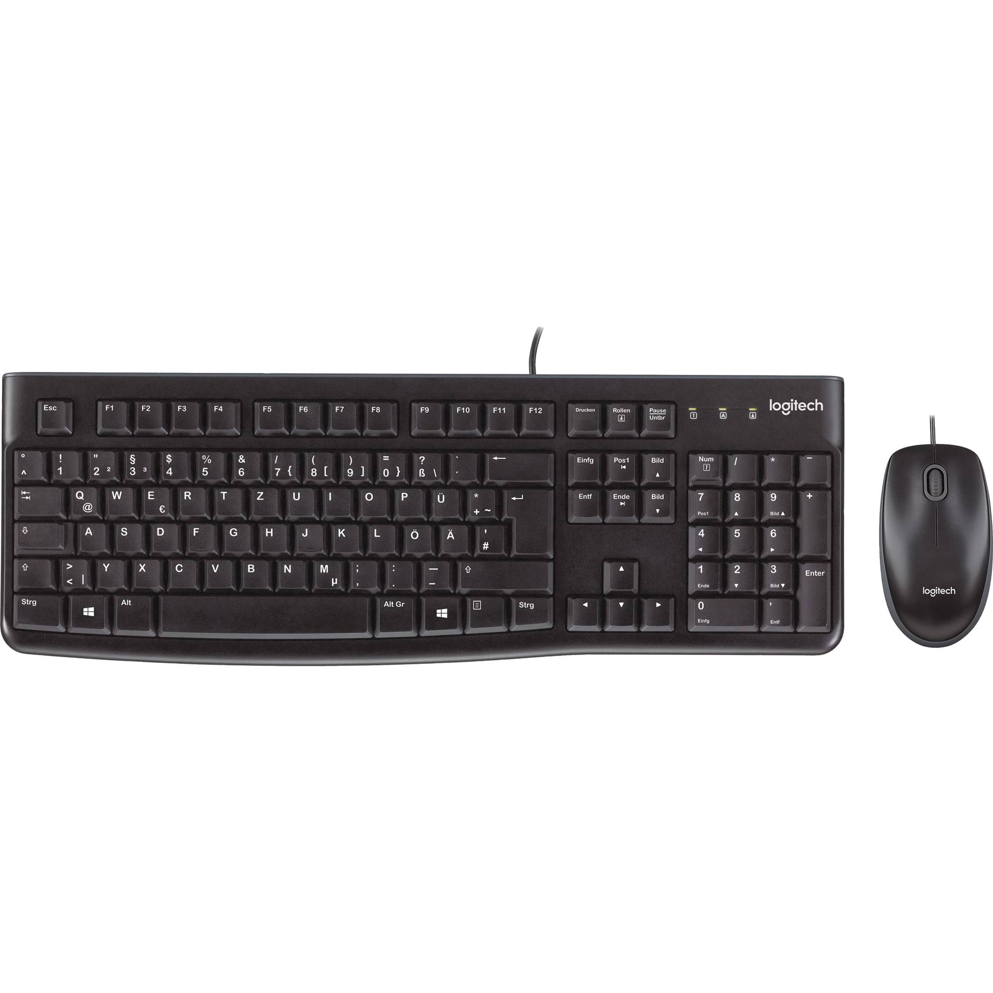 Tastatur-Maus-Set MK120 corded schwarz-0