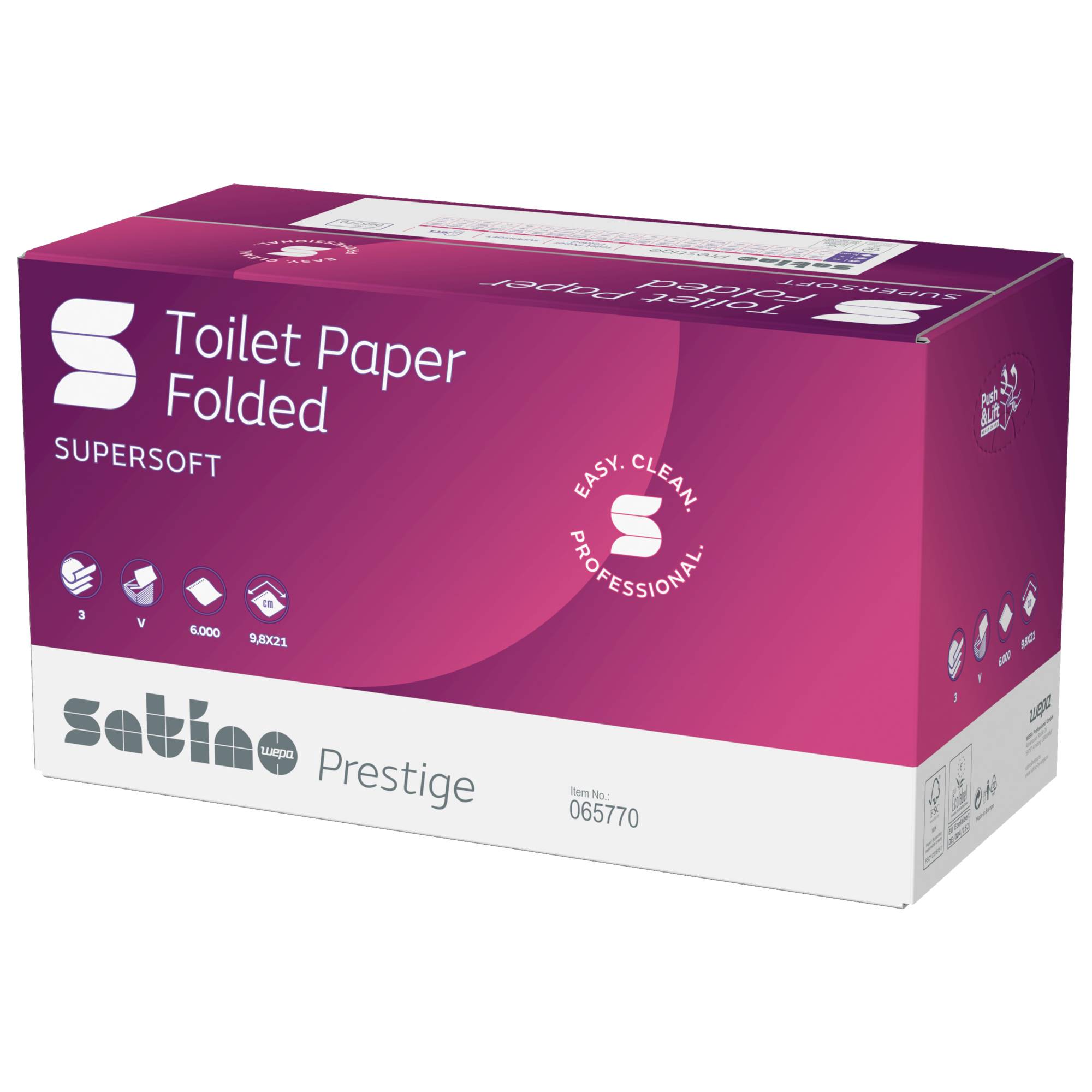 Toilettenpapier Prestige gefaltet 30x200Bl.-0