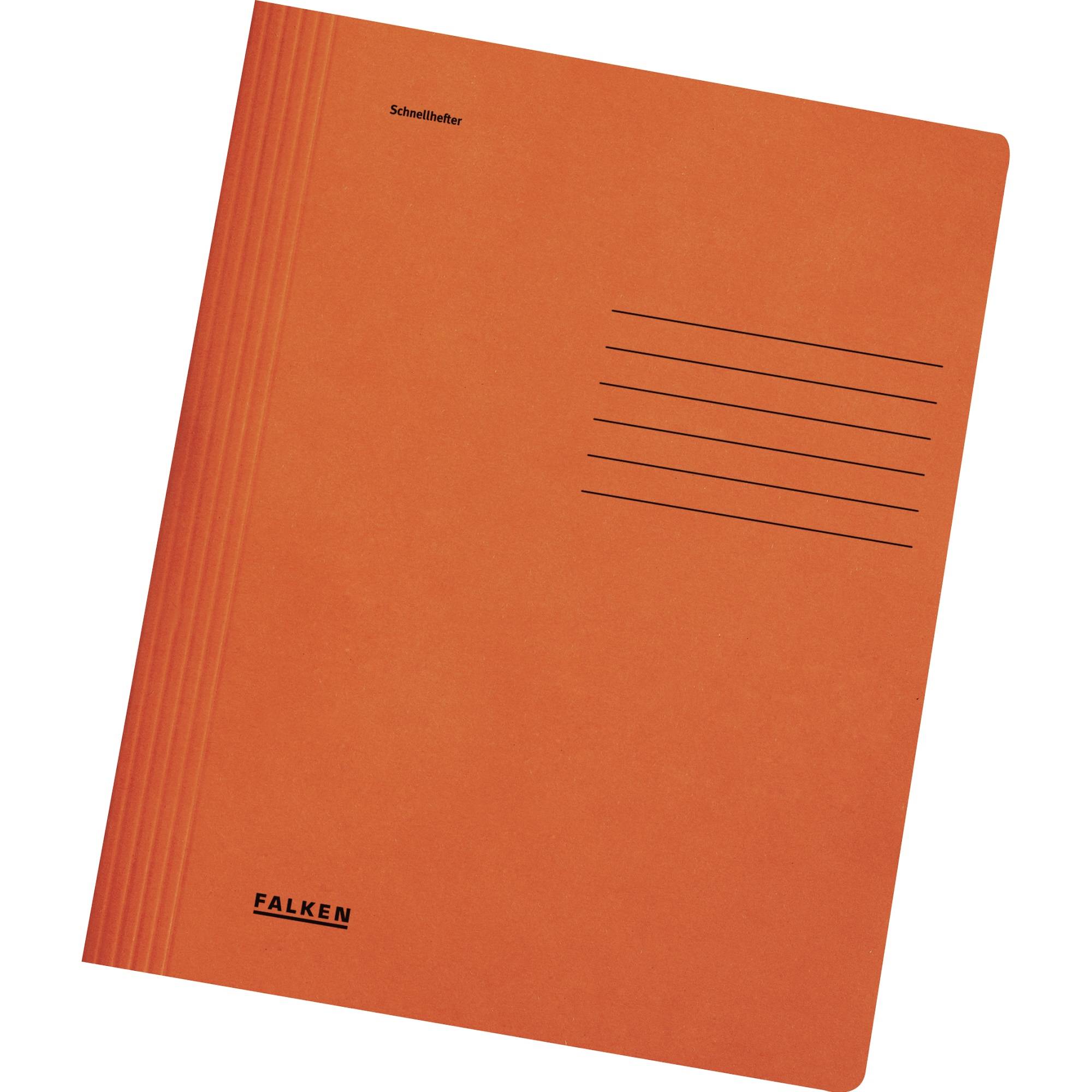 Schnellhefter A4 Karton orange-0