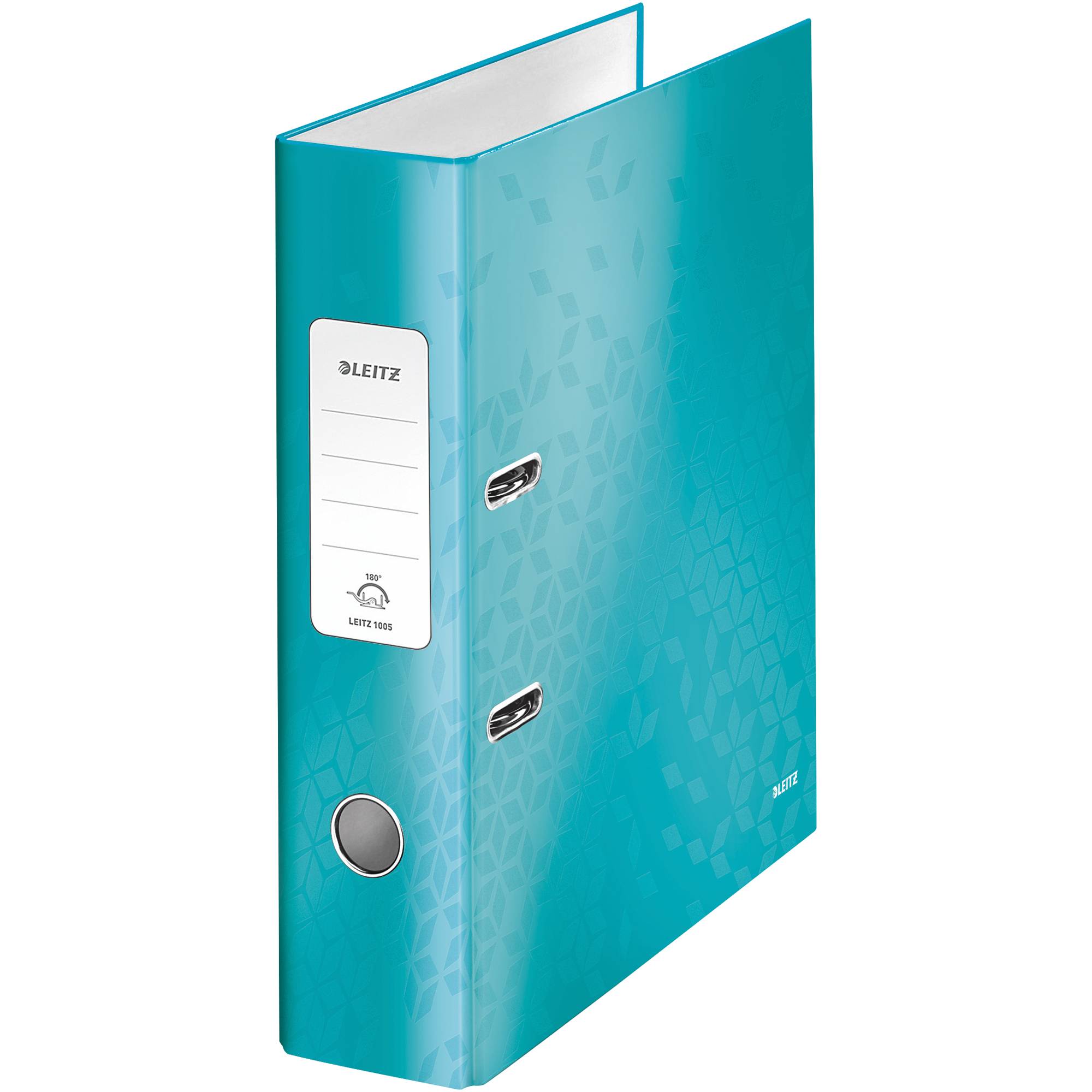 Ordner WOW DIN A4 80mm Pappe eisblau-0