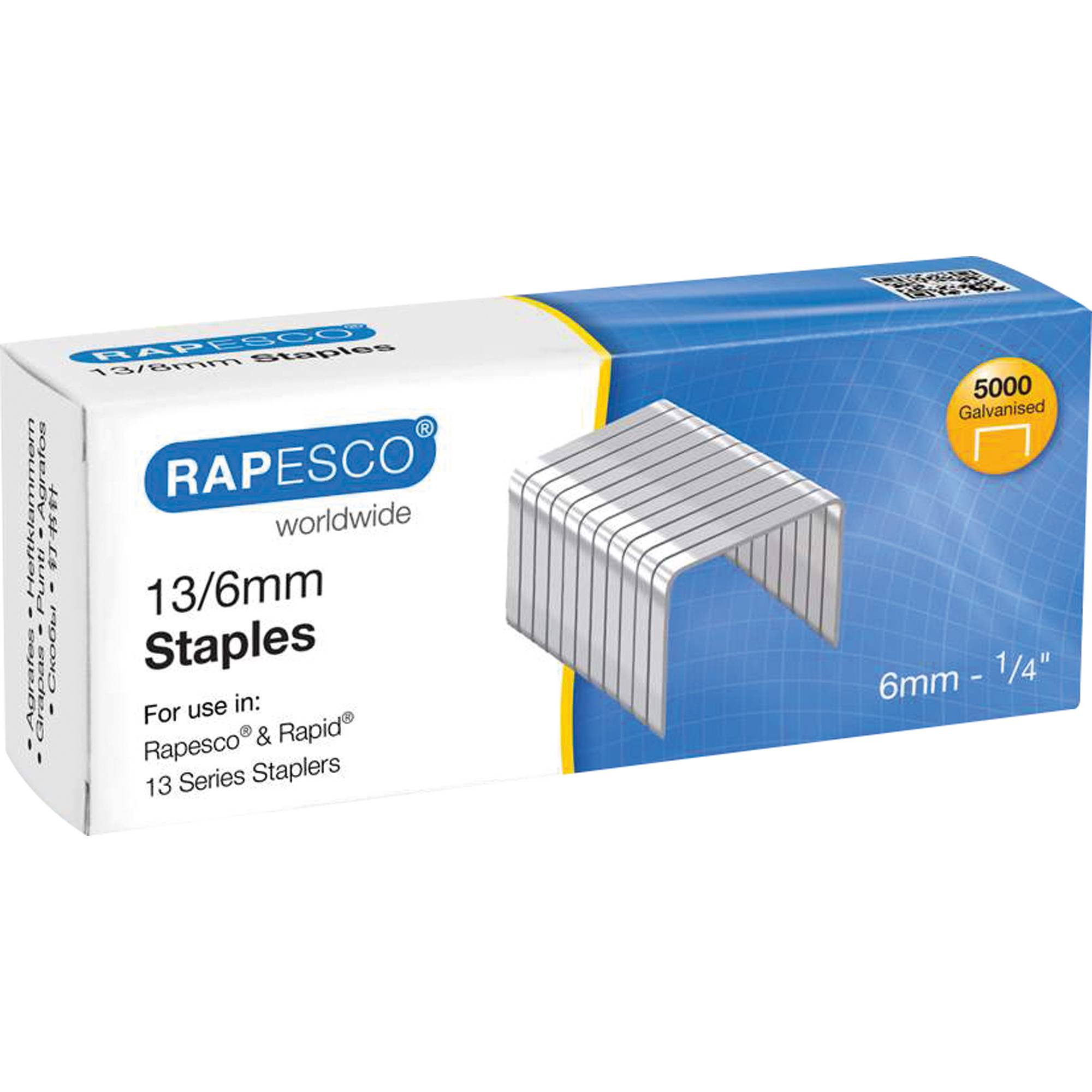 Heftklammer 13/6 verzinkt 5.000 St./Pack.-0
