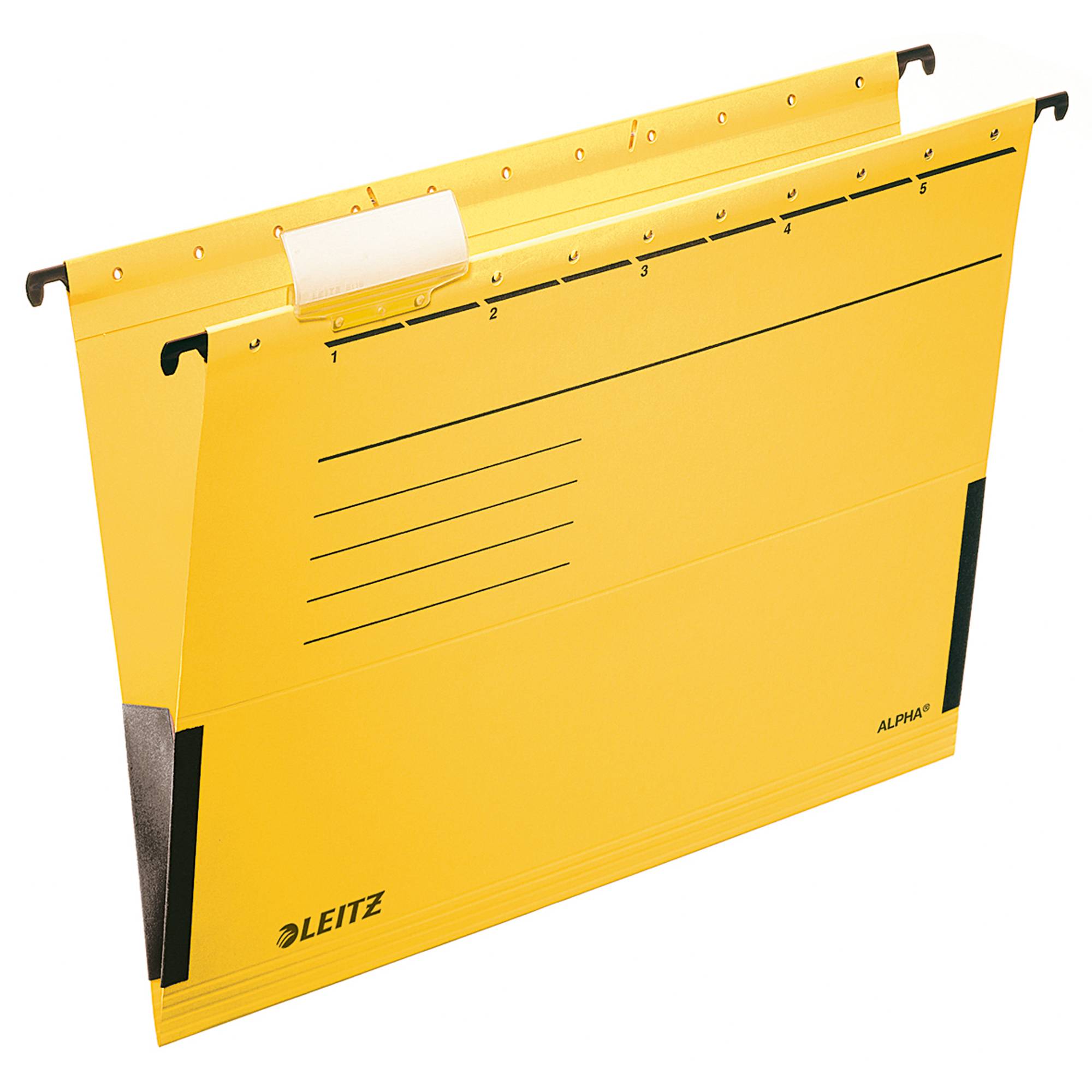 Hängetasche ALPHA A4 Karton gelb 25 St./Pack.-0