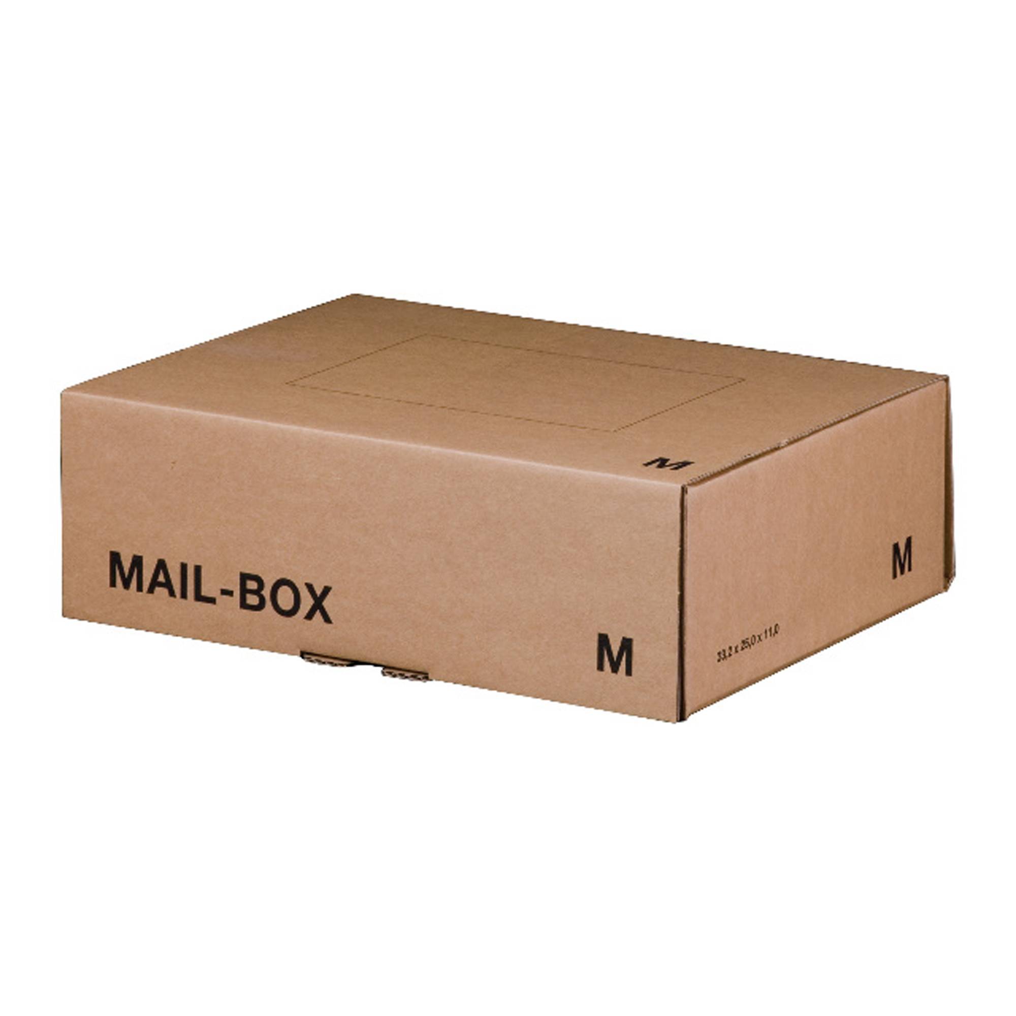 Versandkarton MAIL-BOX 331x241x104mm M braun-0